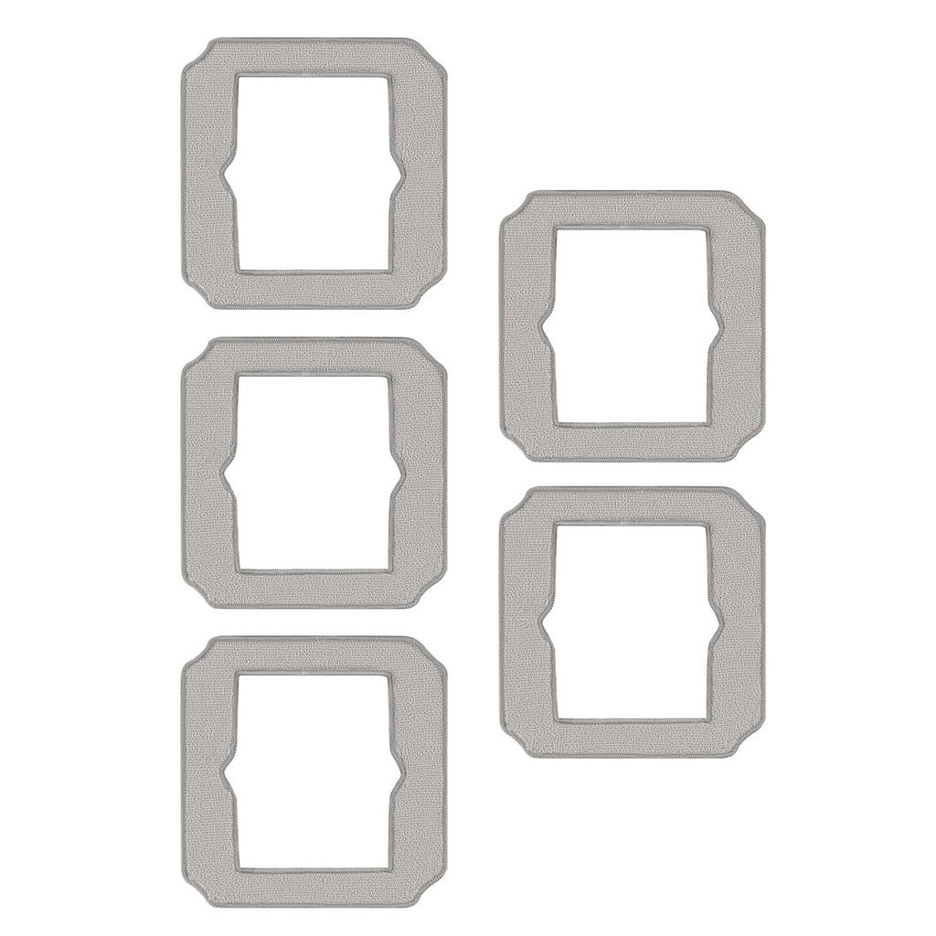 Pack Of 5 Polyester Fiber Cloths for Miniature Glass Cleaner Washable Wipes Replacement Pads Cleaning Robot Accessories