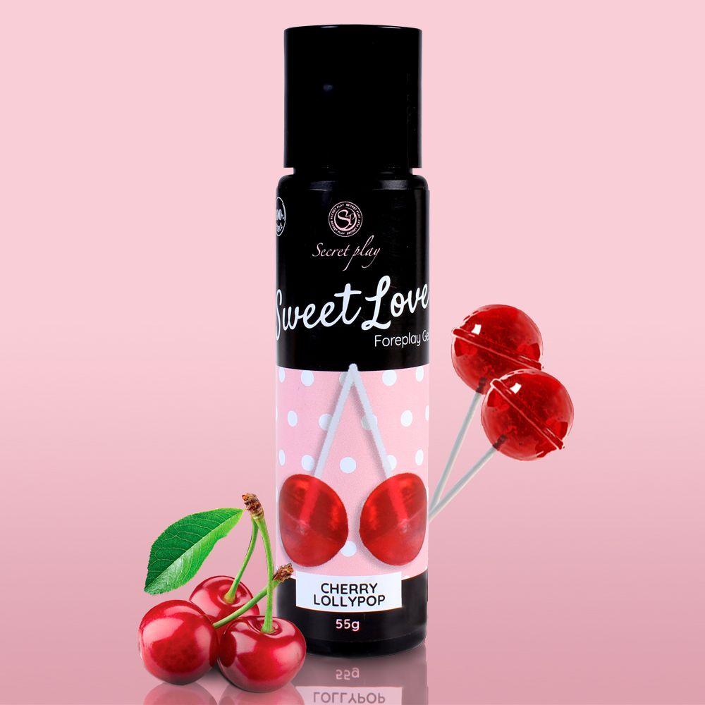 Jadalny Żel Nawilżający Sweet Love Wiśniowy 60Ml