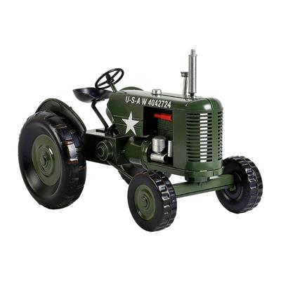 Metal Antique Vintages Car Model Handcrafted Collections Collectible Vehicle for Bar Home Decors Farm Tractor Models