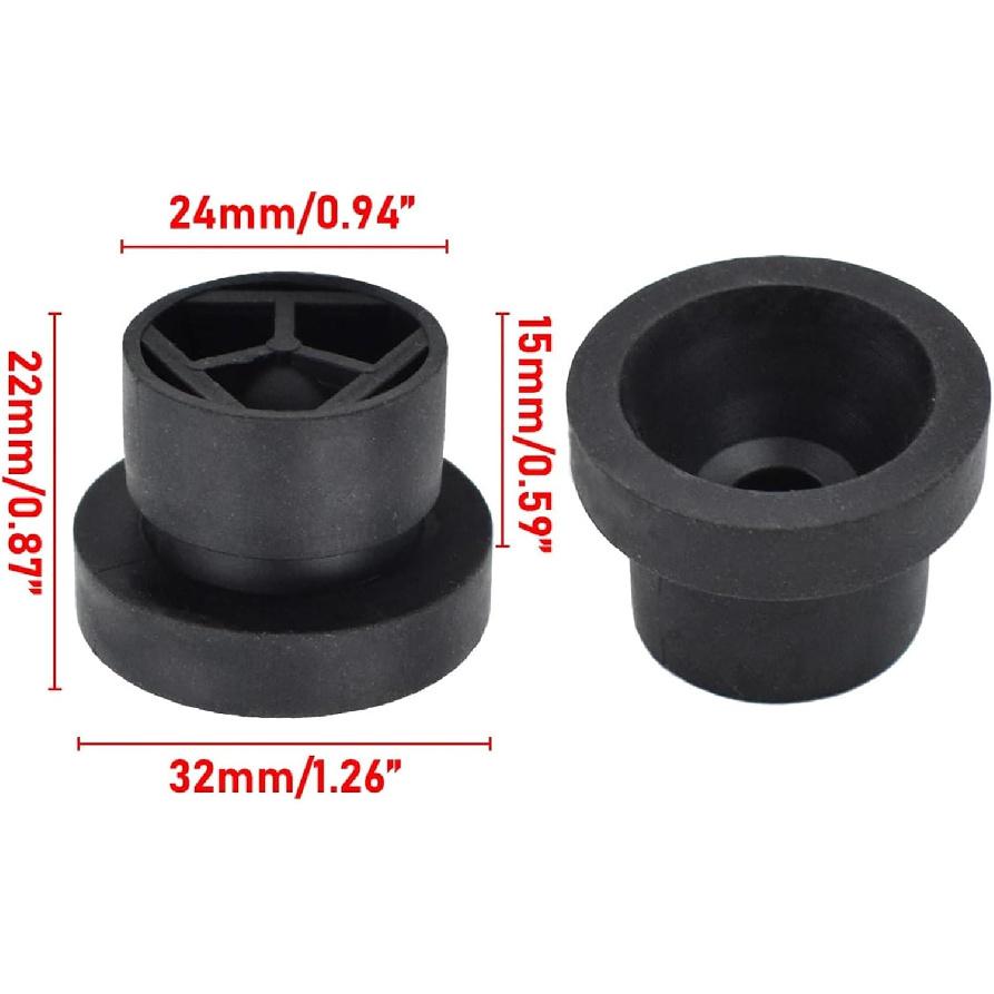 [Replacement] 4X Engine Cover Buffer Rubber Mount Grommet Bush Bump Stop Cushion 68238086AA for Jeep for Dodge for Chrysler for Ram 2014-2021