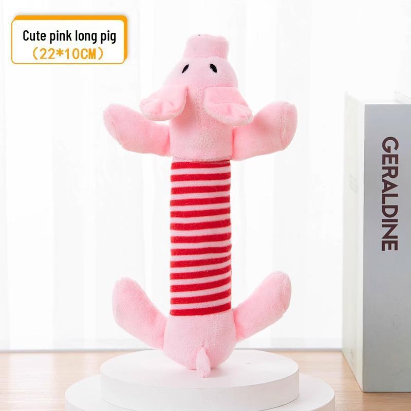 

Прочная плюшевая игрушка для собак со звуком для прорезывания зубов и от скуки