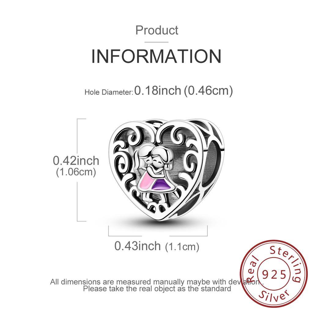 Kupfer Forever Sisters Vintage String Charms Perlen Passen Original Armbänder Halskette DIY Schmuck Frau Geschenk Party