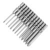 12Pcs Cross Bit Magnetic Screwdriver Accessories Electric Drill Manual Tightening Tool 4mm