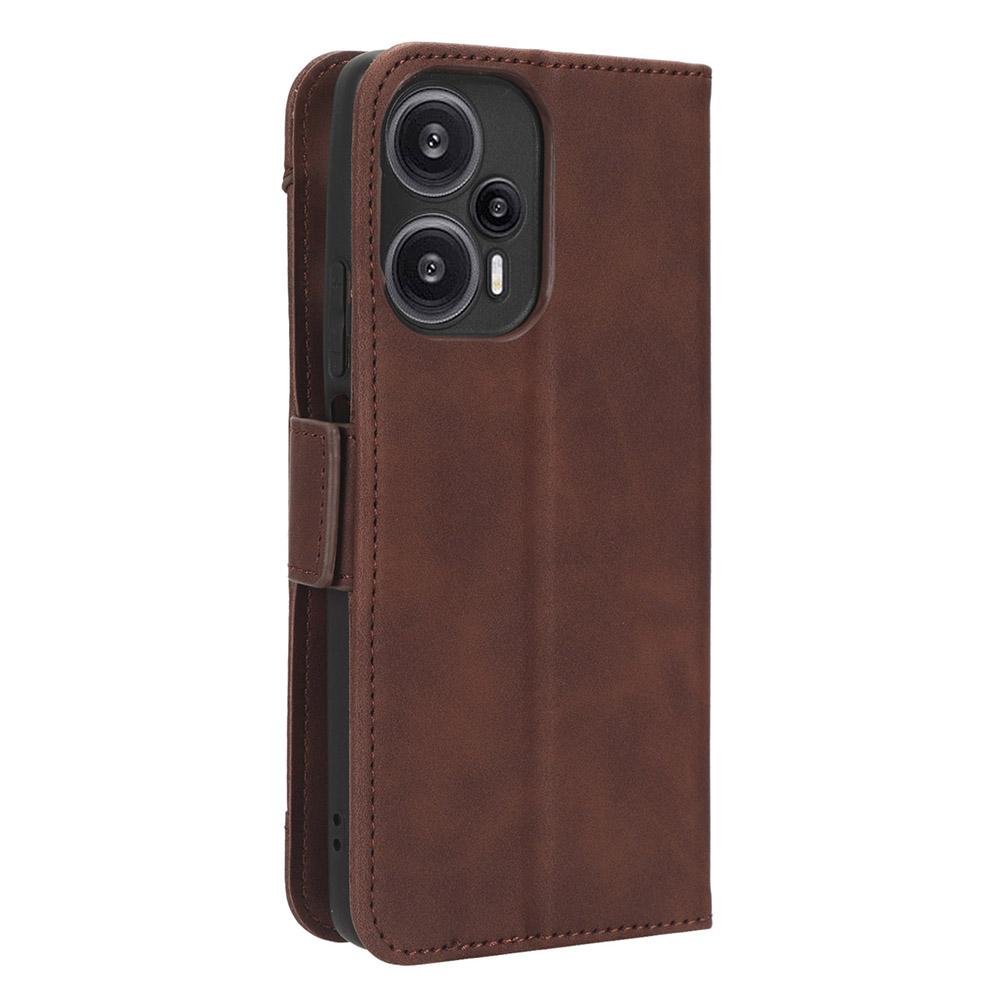 For Xiaomi Redmi Note 12 Turbo 5G/Poco F5 5G Leather Wallet Phone Case Multiple Card Slots Stand Phone Cover