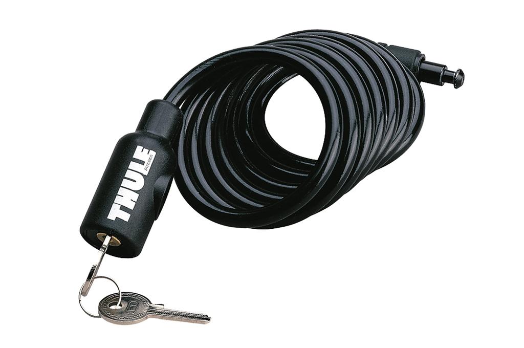 THULE TH538 Cable Key Lock Wire Lock, Anti-Theft