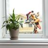 Static Cling Wall Stickers Funny Cute Giraffe for Kids Room Bedroom Home Decor