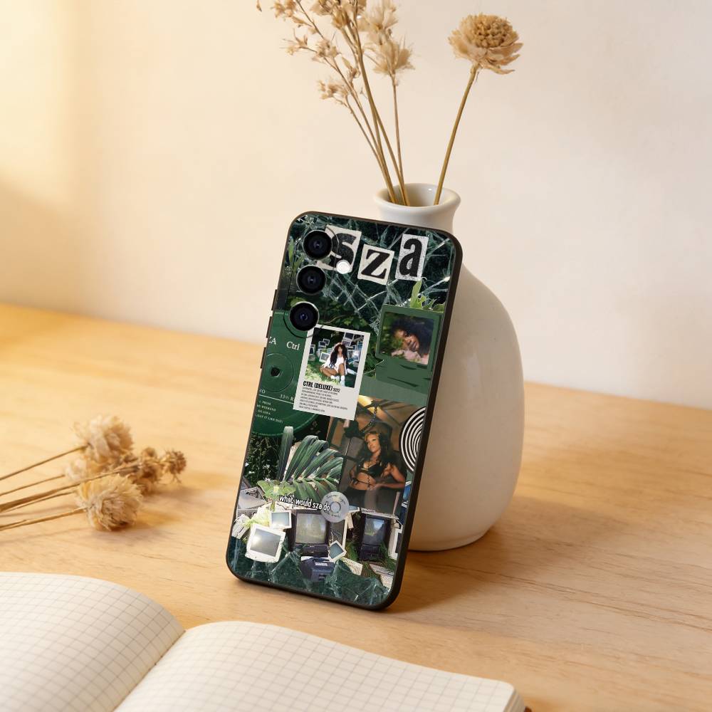 Singer S-SZA lana Phone Case For Samsung Galaxy A73,A72,A71,A70,A53,A52,A51,Soft Silicone Black Cover