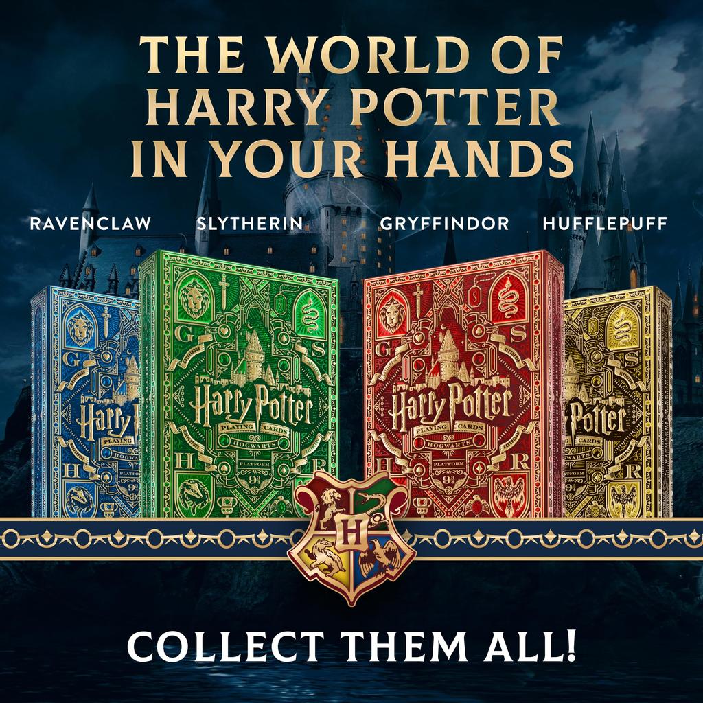 theory11 Harry Potter Playing Cards Blue - (Ravenclaw)