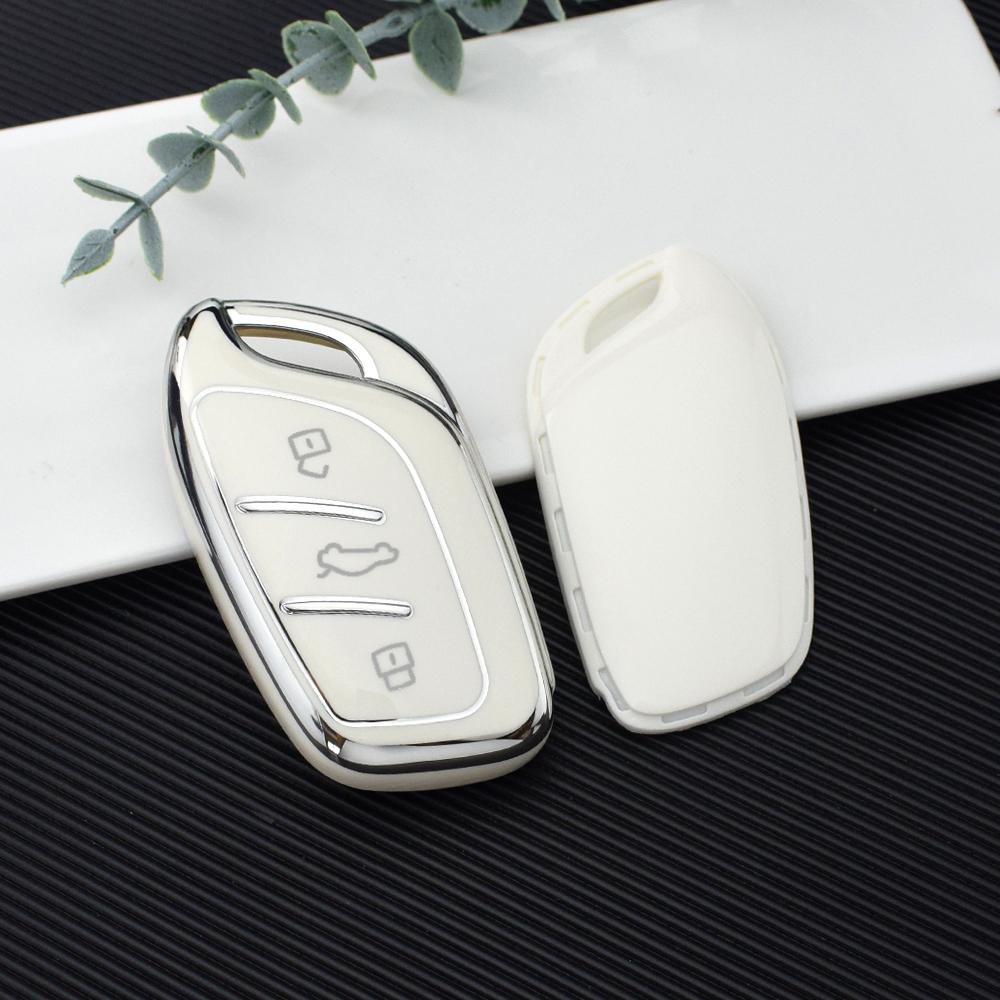 For Roewe Rx3 Rx5 Rx8 Erx5 I6 I5 For Mg 4 Mg4 Ev Mg Hs Gt Zs Ev Zx Mg5 Mg6 3 Buttons Tpu Fob Key Cover Case