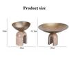 Light Luxury Modern Fruit Plate Living Room Coffee Table Trays Table Entrance Hall Ornament Tray Home Decoration Storage Plate