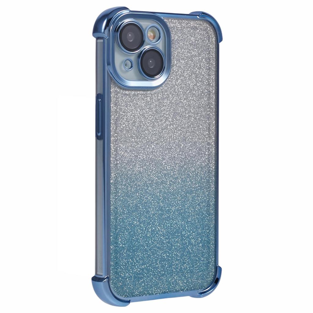 For iPhone 15 Plus Case Glitter TPU Phone Cover Reinforced Corners