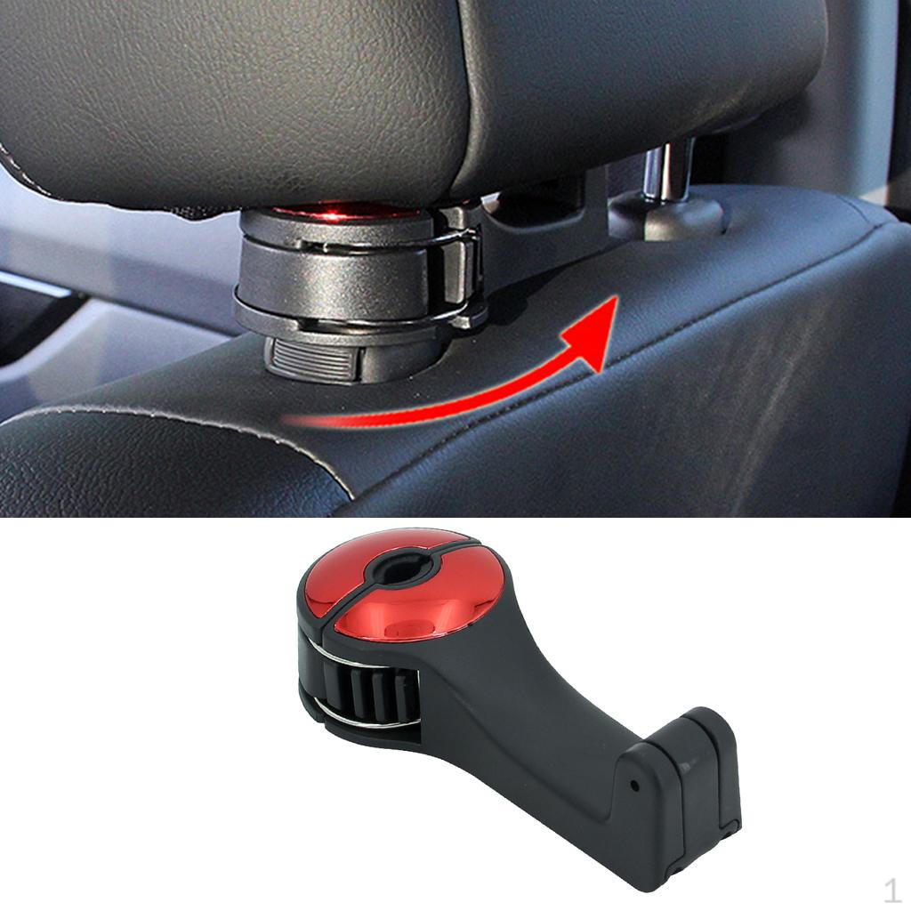 

One Pieces Universal Back Headrest Hanger Hooks Storage for Purse Groceries Bag Handbag