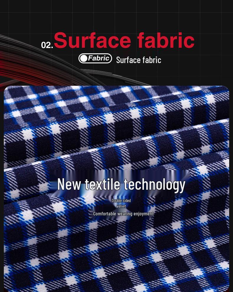 Cămașă groasă cu carouri și căptușeală din fleece pentru bărbați pentru Toamnă/Iarnă – Opțiuni multicolor disponibile