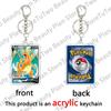 Anime Cartoon Venusaur Bulbasaur Charizard Mewtwo Pocket Monsters Acrylic Keychain Accessories Pendant Key Ring Charm Gifts Toys