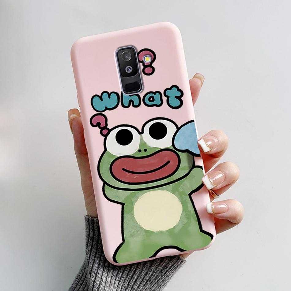 Für Samsung Galaxy A6 Plus A6+ 2018 Hülle SM-A605F Silikonhülle Niedlicher Bär Cartoon Weiche Funda Für Samsung A6 2018 A6Plus Stoßstange