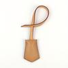 1 Pc Apricot Luggage Tag Travel Plane First Layer Tree Paste Leather Hangings Durable