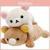 Lazy Bear Plush Pencil Case With Large Capacity For Students And Kids