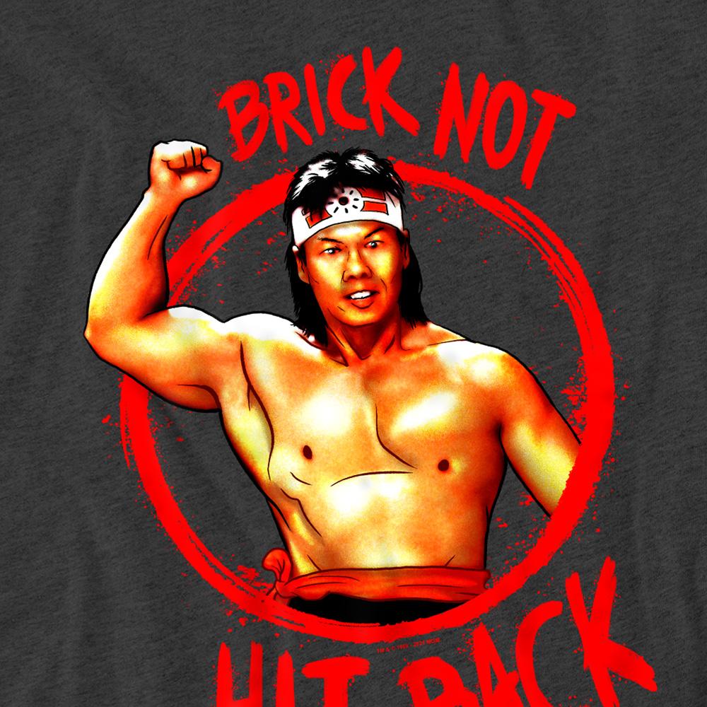 Bloodsport Unisex Adult Brick Not Hit Back Heather T-Shirt