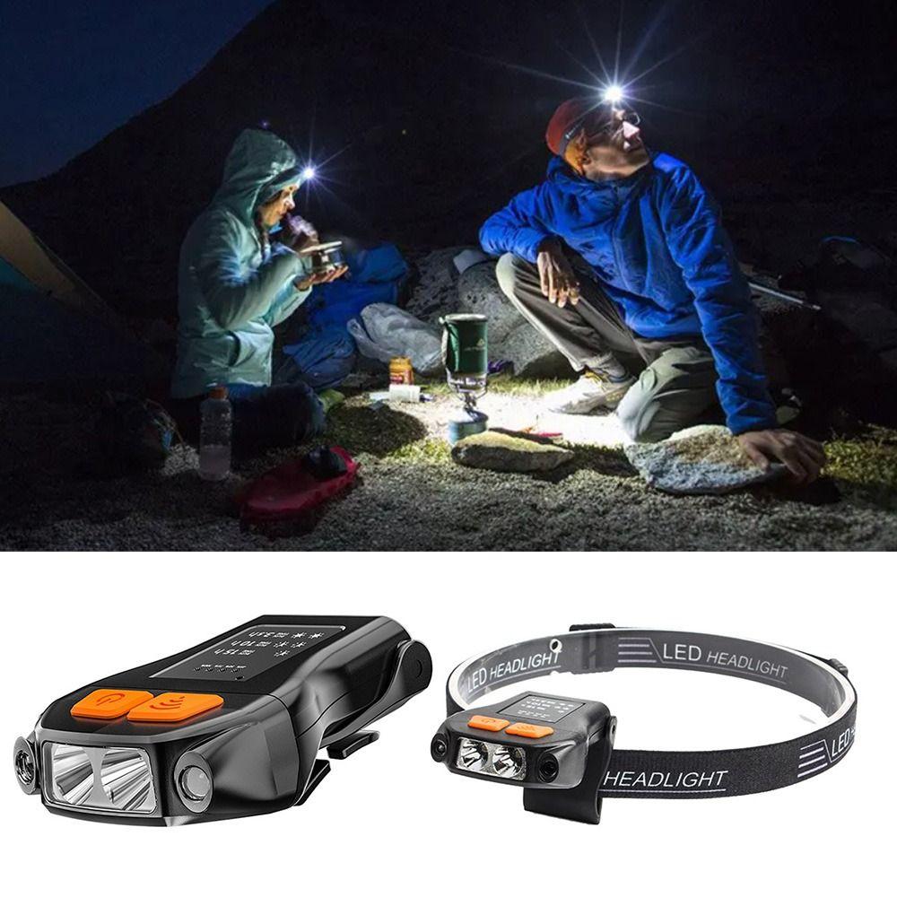 

Открытый кемпинг Легкие фары COB Светодиодный головной фонарь для бега на велосипеде Головной свет