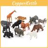 Childrens Education Pvc Wild Animal Mini Figures Set For Learning And Play