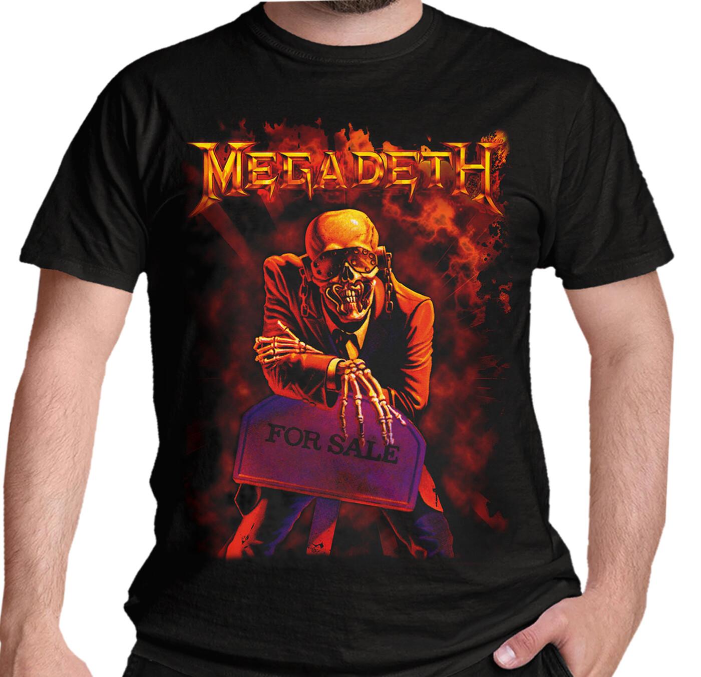 Футболка Megadeth Официальная Peace Sells Черная Новая XL