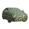 PEVA Thickened Cotton Flannel Camouflage Car Cover with Reflective Strips