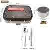 Extra Large 316 Stainless Steel Office Lunch Box with Six Compartments for Adults - Large Capacity Meal Tray