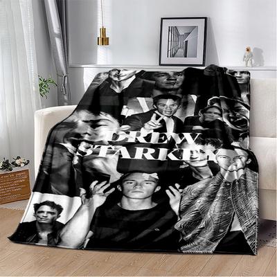 Drew Starkey Rafe Cameron Soft Plush Blanket,Flannel Blanket Throw Blanket for Living Room Bedroom Bed Sofa Picnic Cover Gift