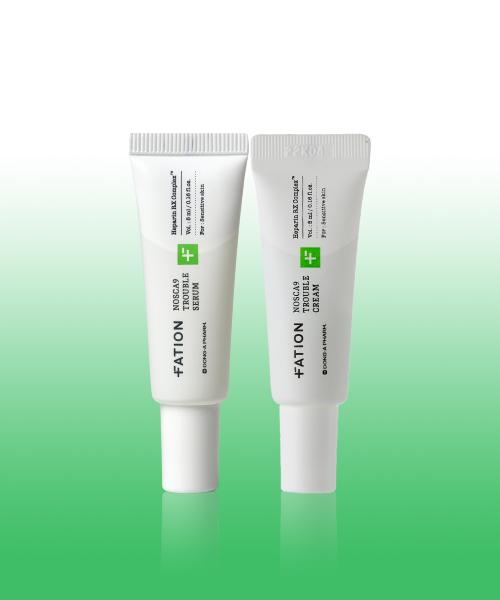 FATION Noscarnain Trouble 2-Piece Kit (Serum 5ml + Cream 5ml) NONE