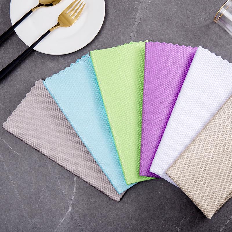 

TEMU Extra Large Thick Glass Cleaning Cloth - Non-Streak Multifunctional Magic Cloth for Mirrors 25x25 cm Trimmed