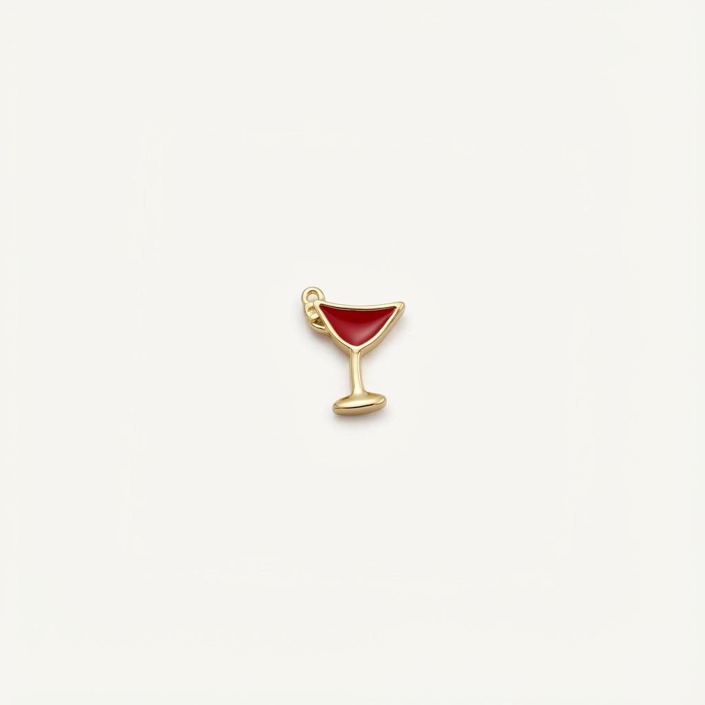 Hot Sale Transparent Glass Hollow Box Square Necklace DIY Accessories Zircon December Love Animal