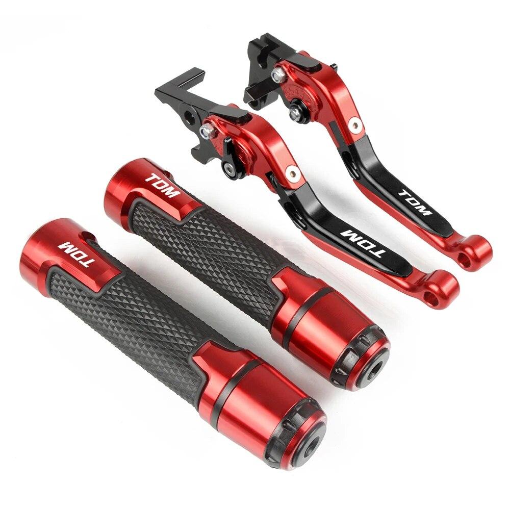 For Yamaha TDM 900 2004-2014 2007 2008 2009 2010 2011 Motorcycle Brake Clutch Lever Extendable Adjustable Hand Grip Handlebar
