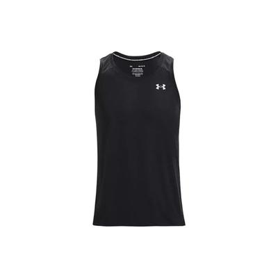 Solid Logo Slim-Fit Breathable Running Tank Top Men Tops Black 1361468-001