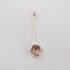 Peach Tourmaline Gemstone 925 Sterling Silver Handmade Jewelry Designer Pendant 1.79" For Mother PP-69-18