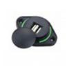 3.1A 12-24V Slide Lid Car Bus Boat Dual USB Port Charger Power Socket Outlet