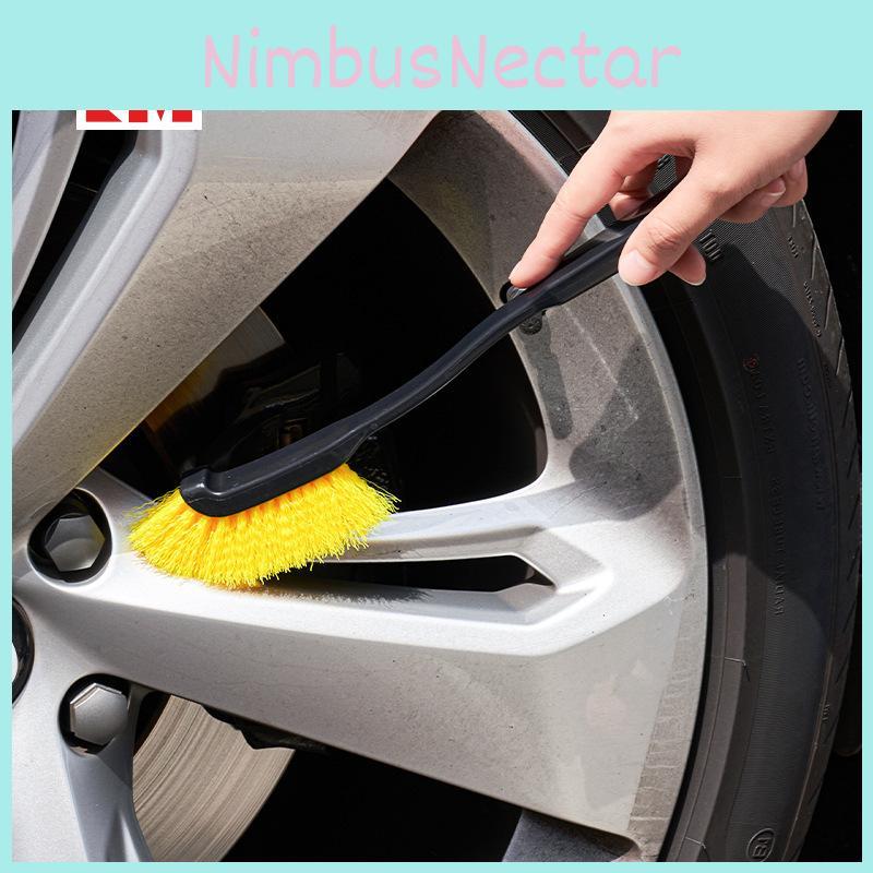 Nylon Wheel Cleaning Brush For Car Detailing With Soft Bristles For Home Use