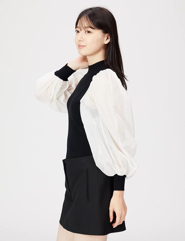 FRAY Sheer Dolman Sleeve Knit FWNT224011 MIX F I.D. Women's