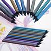 12 Colors Metallic Non-toxic Drawing Pencils Painting Sketching Pens Kids Gifts