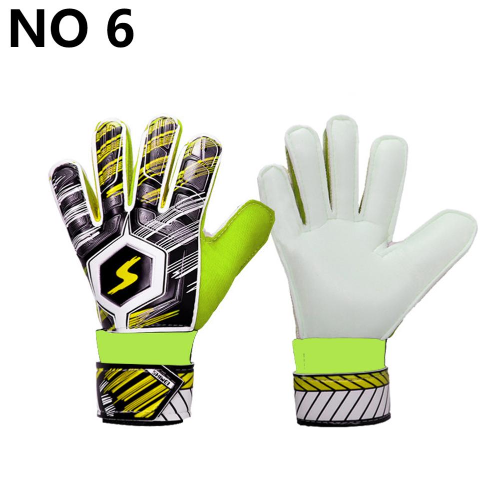 Soccer Goalkeeper Gloves Thickened Training Football Gloves Full Finger Hand Protection Breathable for Adults Children Teenagers