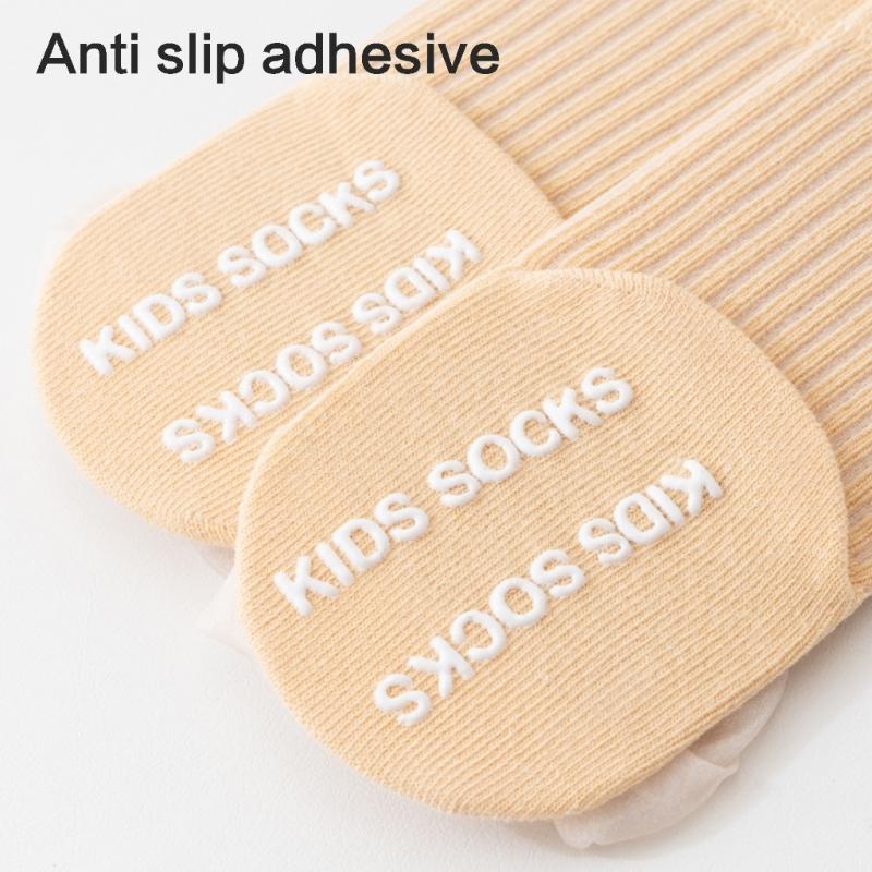 Children Socks with  Not  Slip Bottom & Lace Bowknot Toddler Safety Socks Smooth Stitching Socks for 1 to 5 Years
