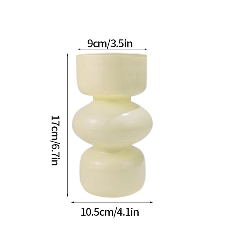 Ins Flower Glass Vase Creative Hydroponic Terrarium Plant Glass Vases Flower Pot Flower Arrangement Container Home Decoration