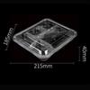 Tongyuan 5-Compartment Disposable Microwaveable Meal Prep Box