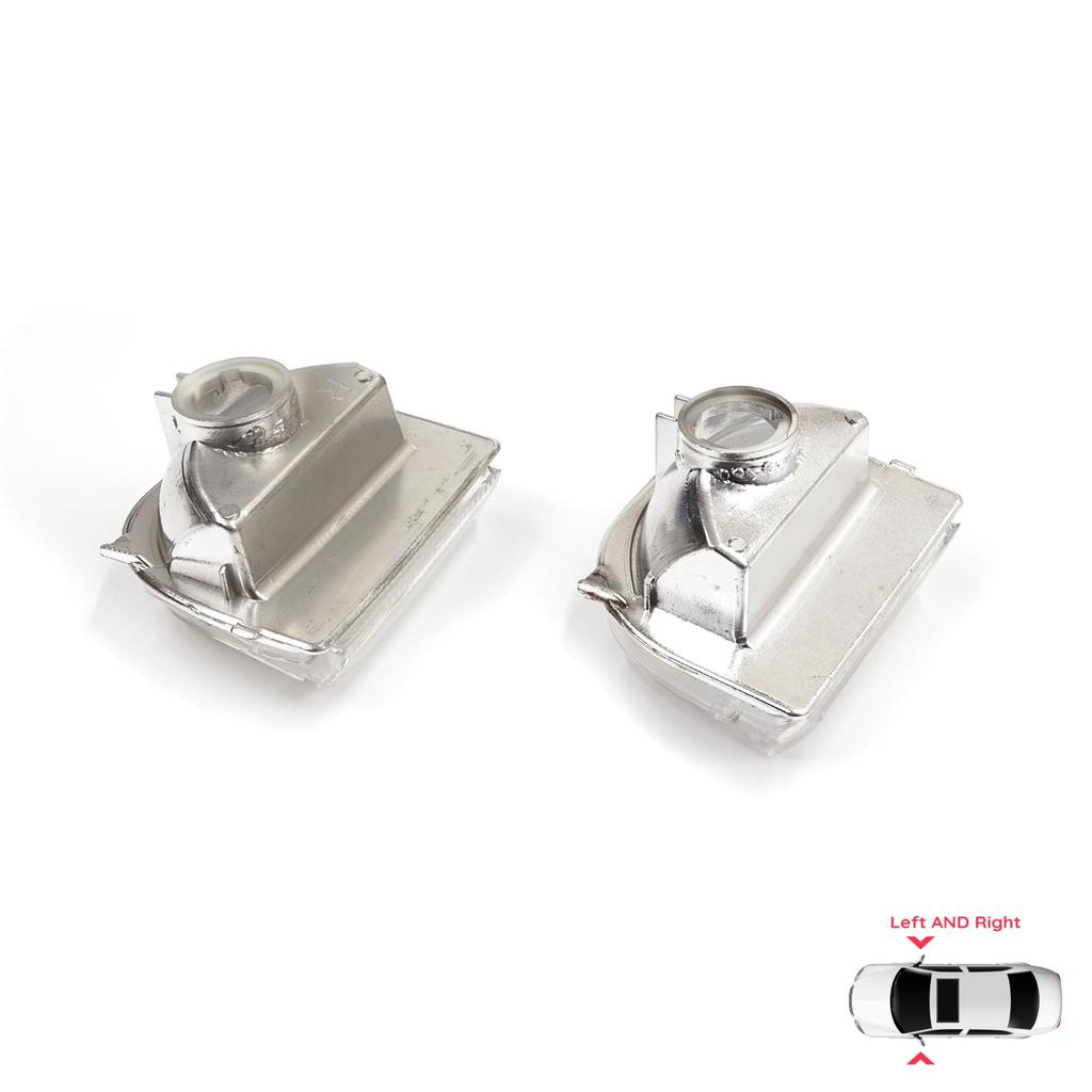 BSP1245 Seitentür Außenspiegel Weiß Klares Blinkerglas Links Rechts für Mercedes Sprinter MK3 907 910 2018-On 9109064700 9109064600