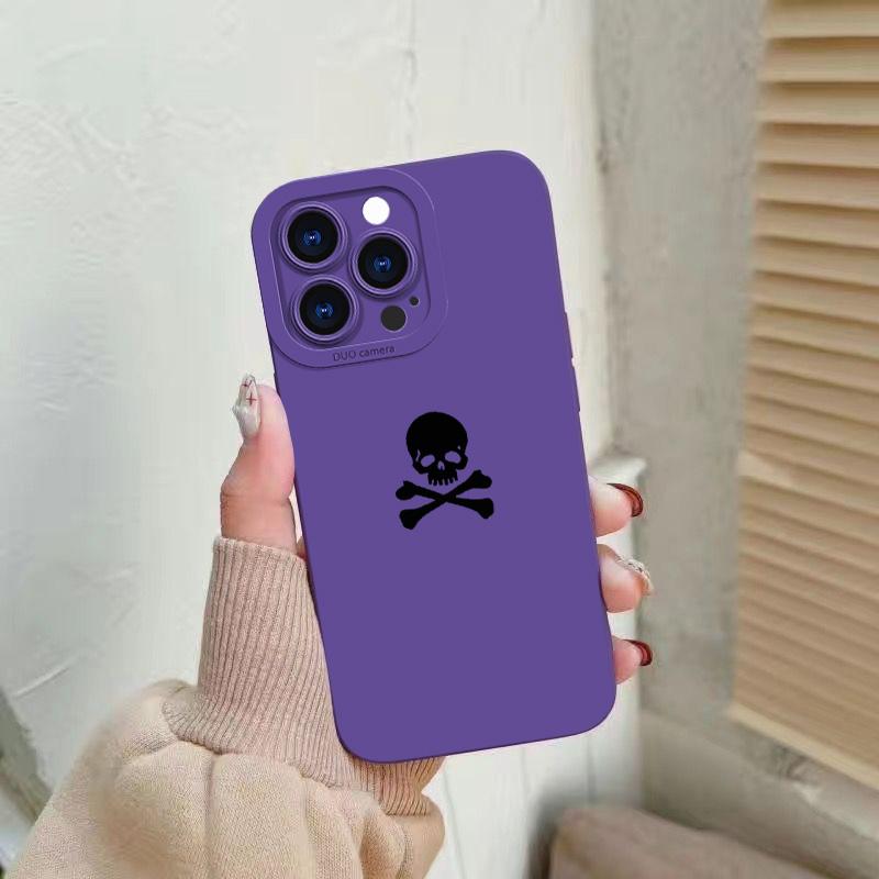 Skull Graphic Phone Case For iPhone 17 Pro Max Air 16 16e 15 14 13 12 Mini 11 Pro Max Plus X XS MAX XR Back Cover