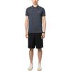 Emporio Armani Logo Print Pullover Straight-Cut Short Sleeve Polo Shirt Men polo shirts Blue 8N1FB4-1JPTZ-0931