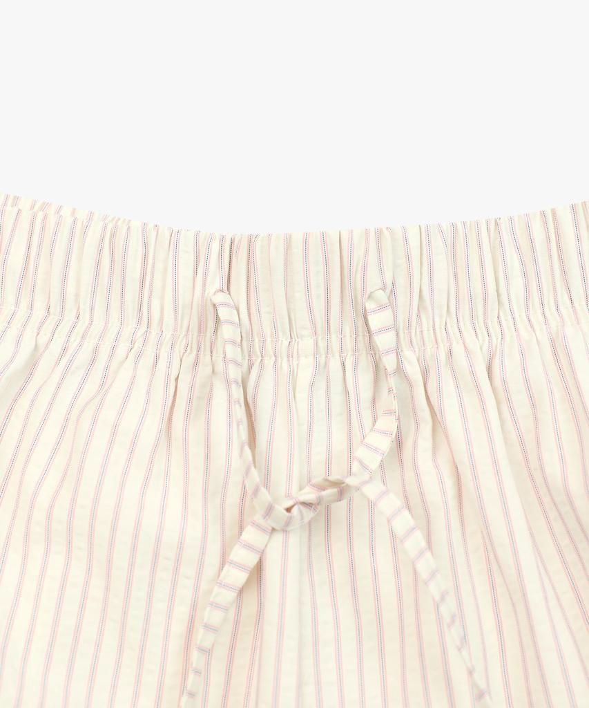 Rosiro Seersucker Stripe Shorts Pink