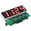 LED Digital Electronic Clock DIY Kit Clock Teaching Welding Exercise Circuit Board Set with Alarm Clock Temperature Countdown