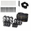 Eight-Character Air Bangs Curler Set with Clips and Comb - Effortless Air Bangs Styling Tool
