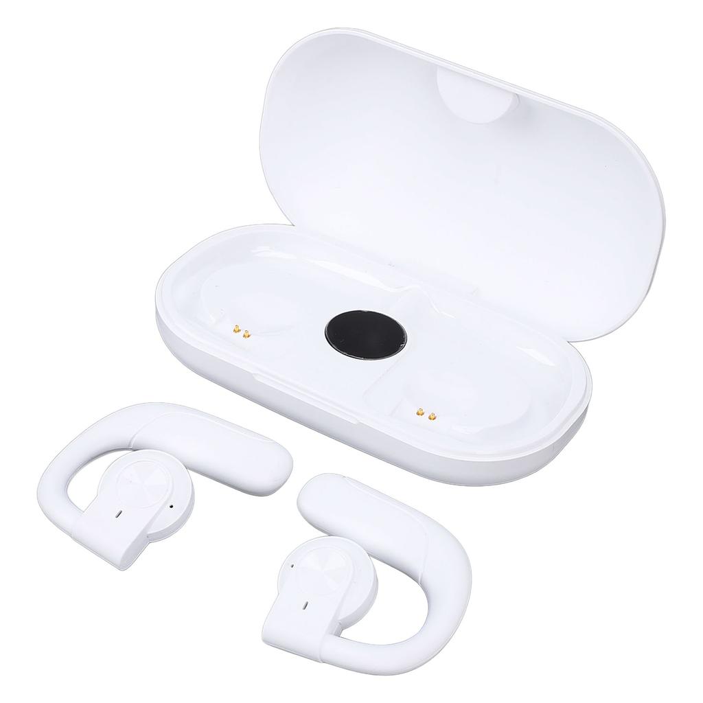 True Wireless Earbuds BT 5.3 Bone Conduction Ear Hook Headphone for Phone Tablet IPX7 Water Proof