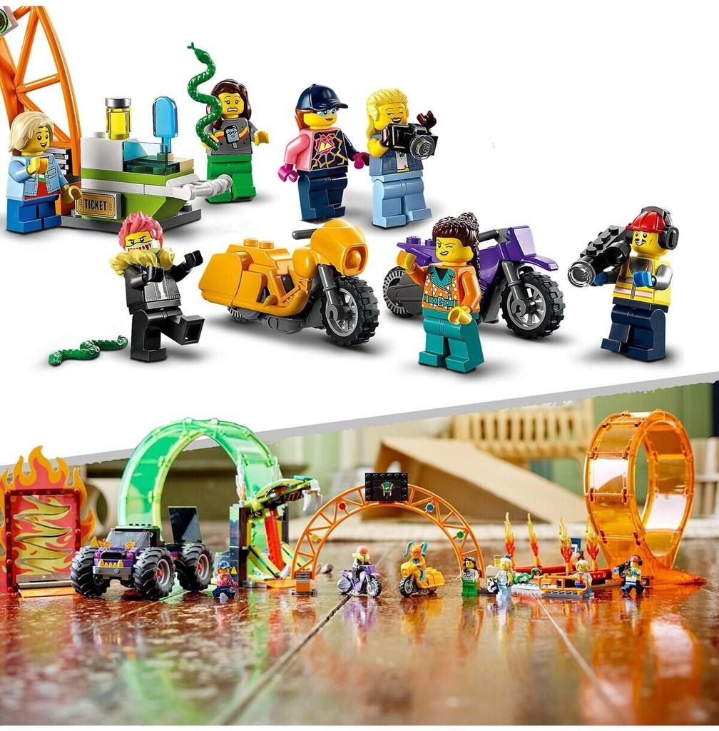 LEGO конструктор City – Шоу трюков с двойной петлей (60339)